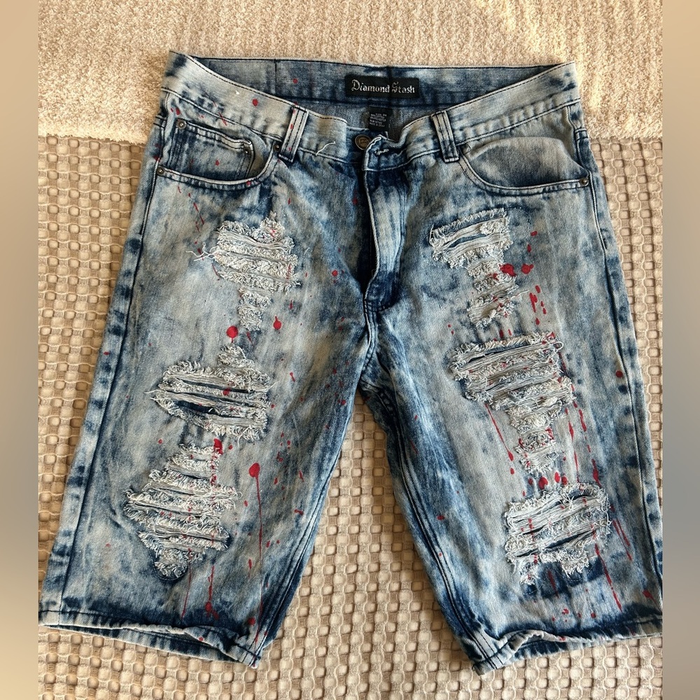 Men’s denim shorts